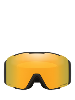 Oakley OO7136 Unisex Irregular Sunglasses, Black/Gold - view 2, Black/Gold