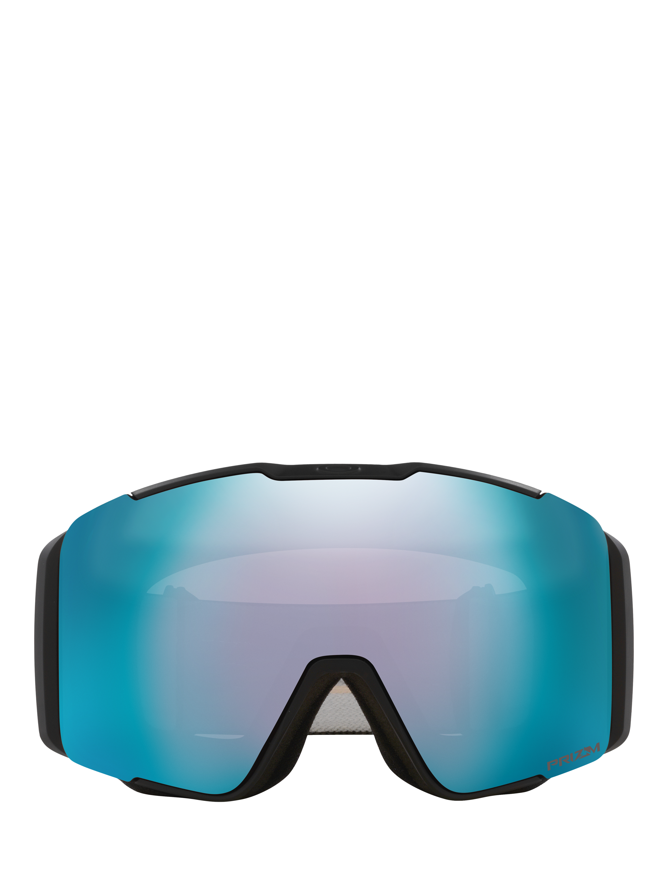 Product image 2 of 4, which shows Oakley OO7137 Unisex Irregular Sunglasses, Matte Black/Blue