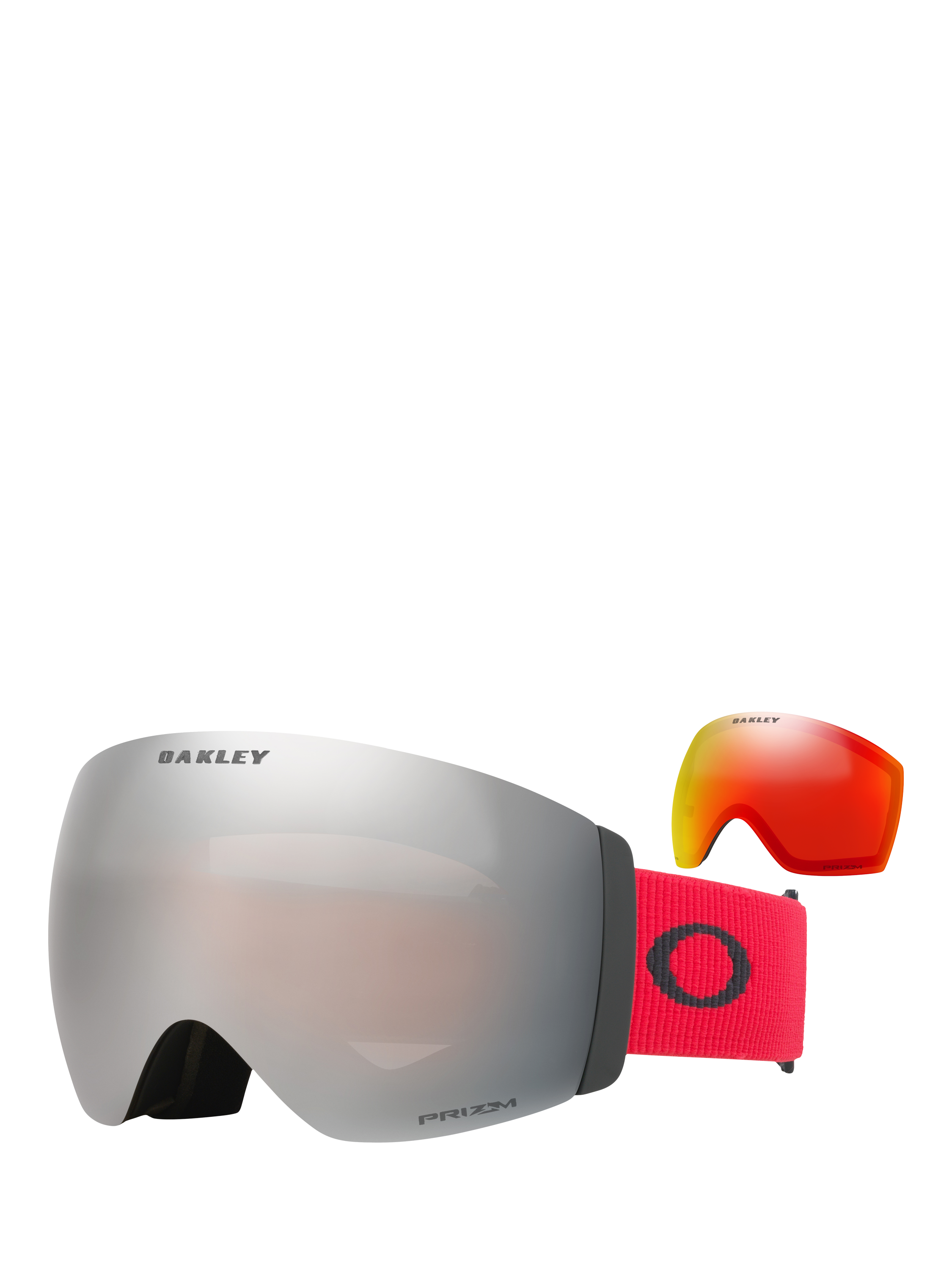 Product image 5 of 5, which shows Oakley OO7138 Unisex Irregular Sunglasses, Matte Black/Silver