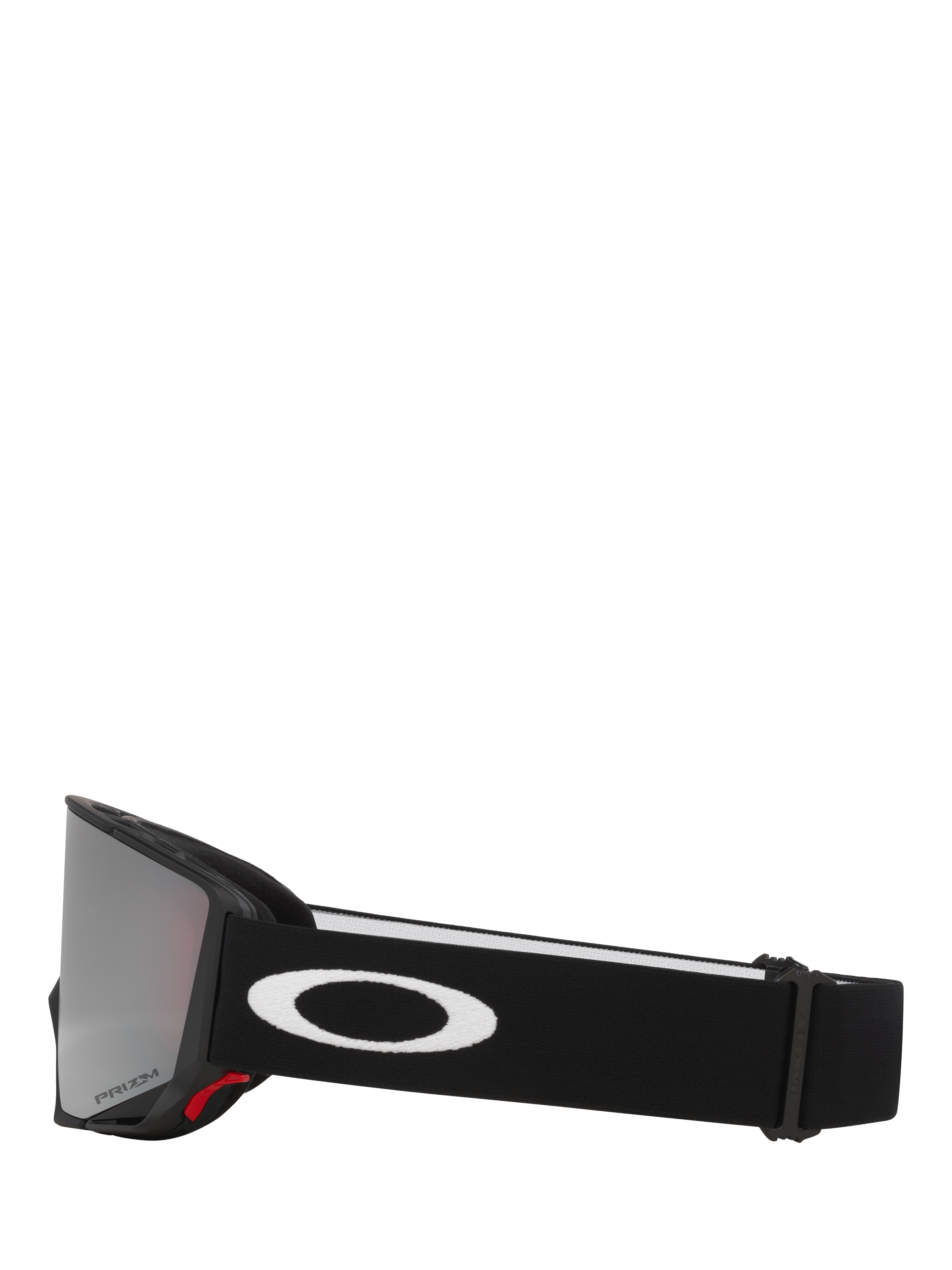 Product image 3 of 5, which shows Oakley OO7145 Unisex Irregular Sunglasses, Matte Black/Silver
