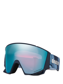 Oakley OO7145 Unisex Irregular Sunglasses, Blue Matte/Blue, Blue Matte/Blue