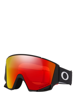 Oakley OO7147 Unisex Wrap Sunglasses, Matte Black/Mirror Red, Matte Black/Mirror Red