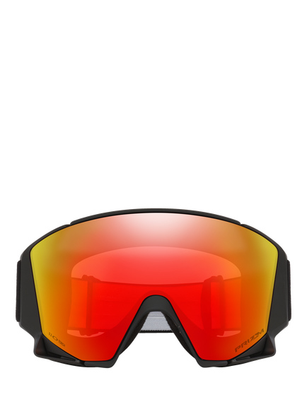 Oakley OO7147 Unisex Wrap Sunglasses, Matte Black/Mirror Red - view 2, Matte Black/Mirror Red