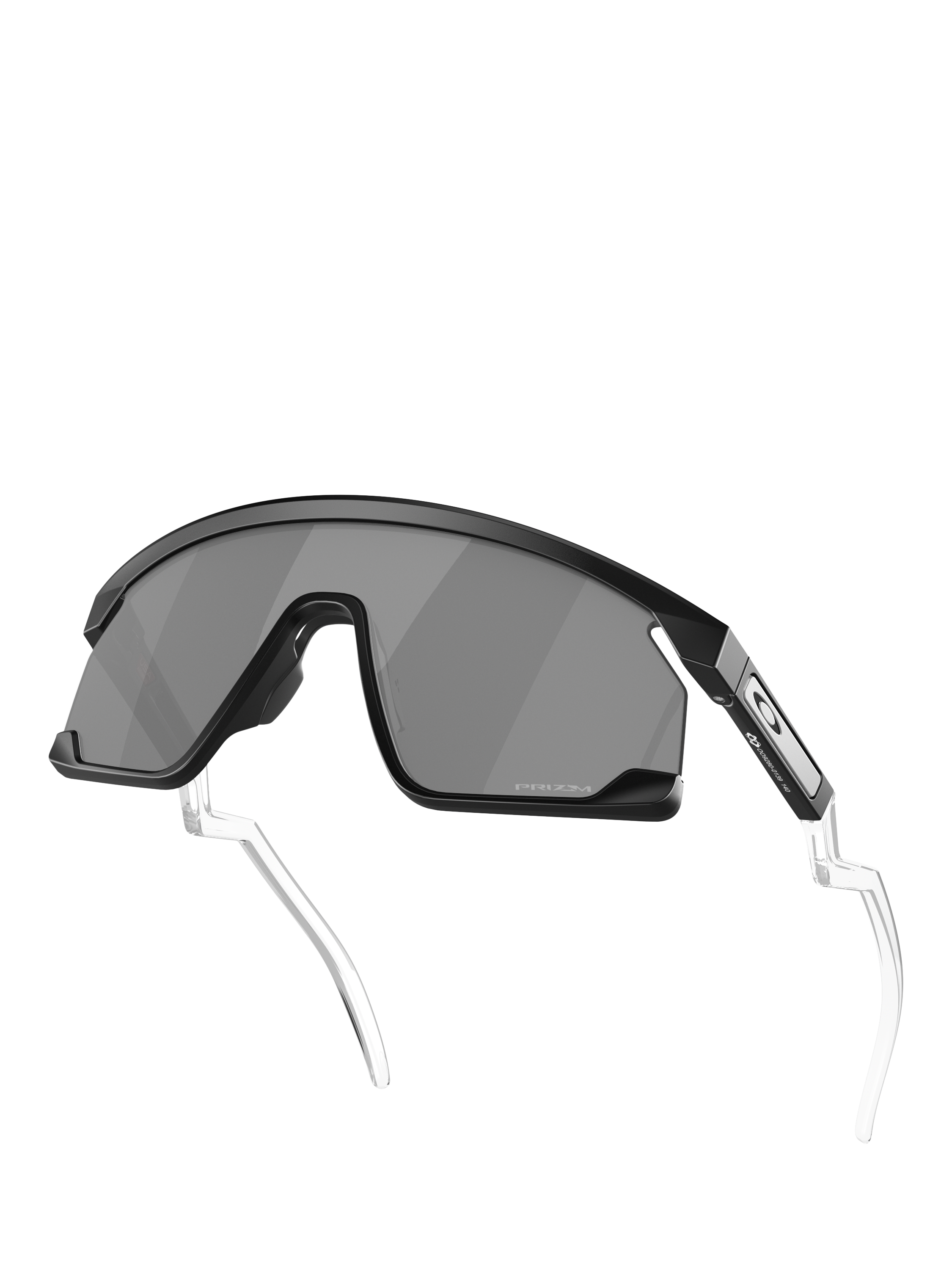 Product image 5 of 8, which shows Oakley OO928 Unisex Rectangular Sunglasses, Matte Black/Grey