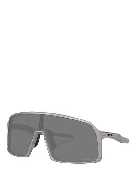Oakley OO9406 Men's Sutro Prizm Rectangular Sunglasses, Titanium/Grey