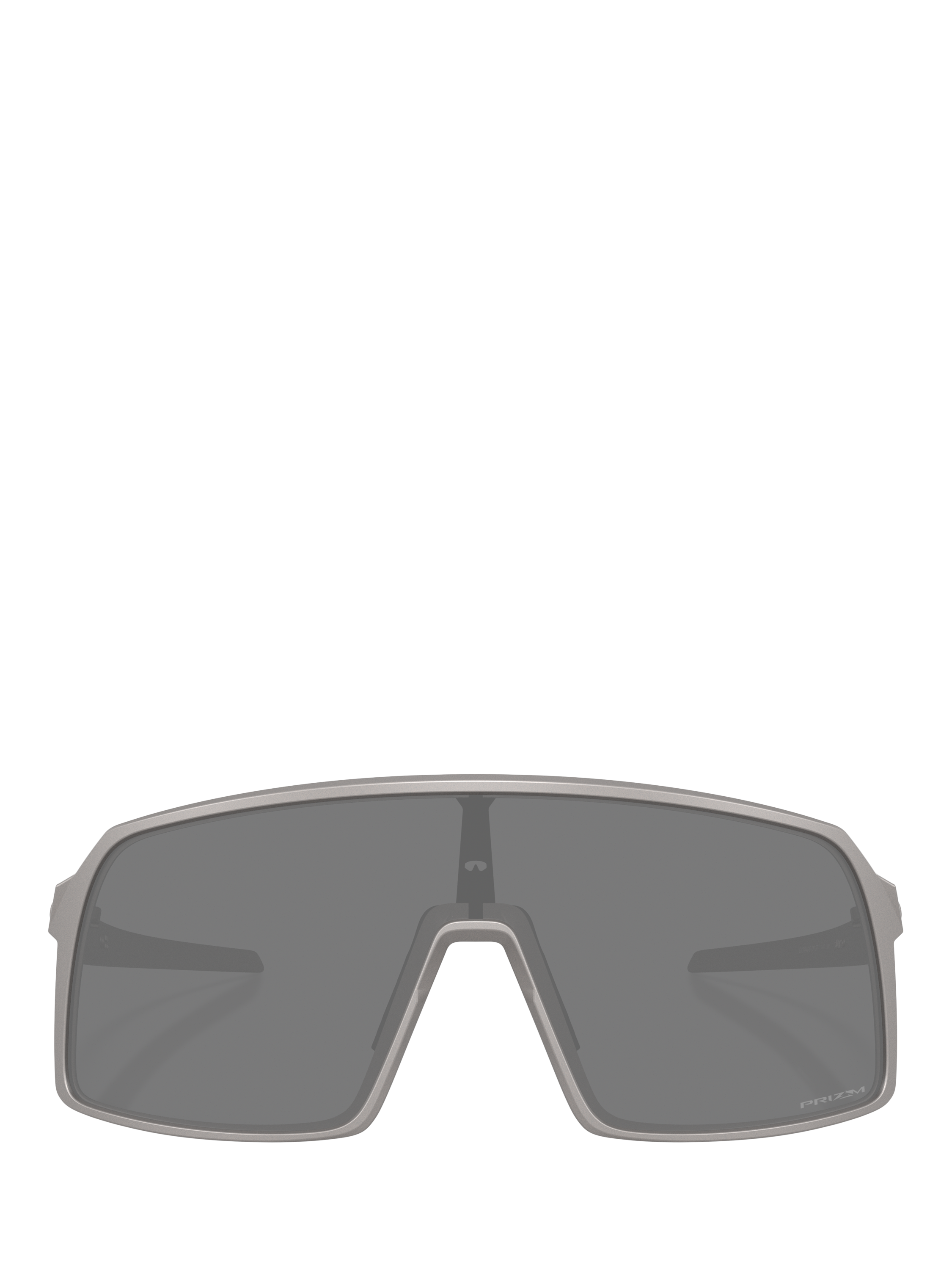 Product image 2 of 8, which shows Oakley OO9406 Men's Sutro Prizm Rectangular Sunglasses, Titanium/Grey