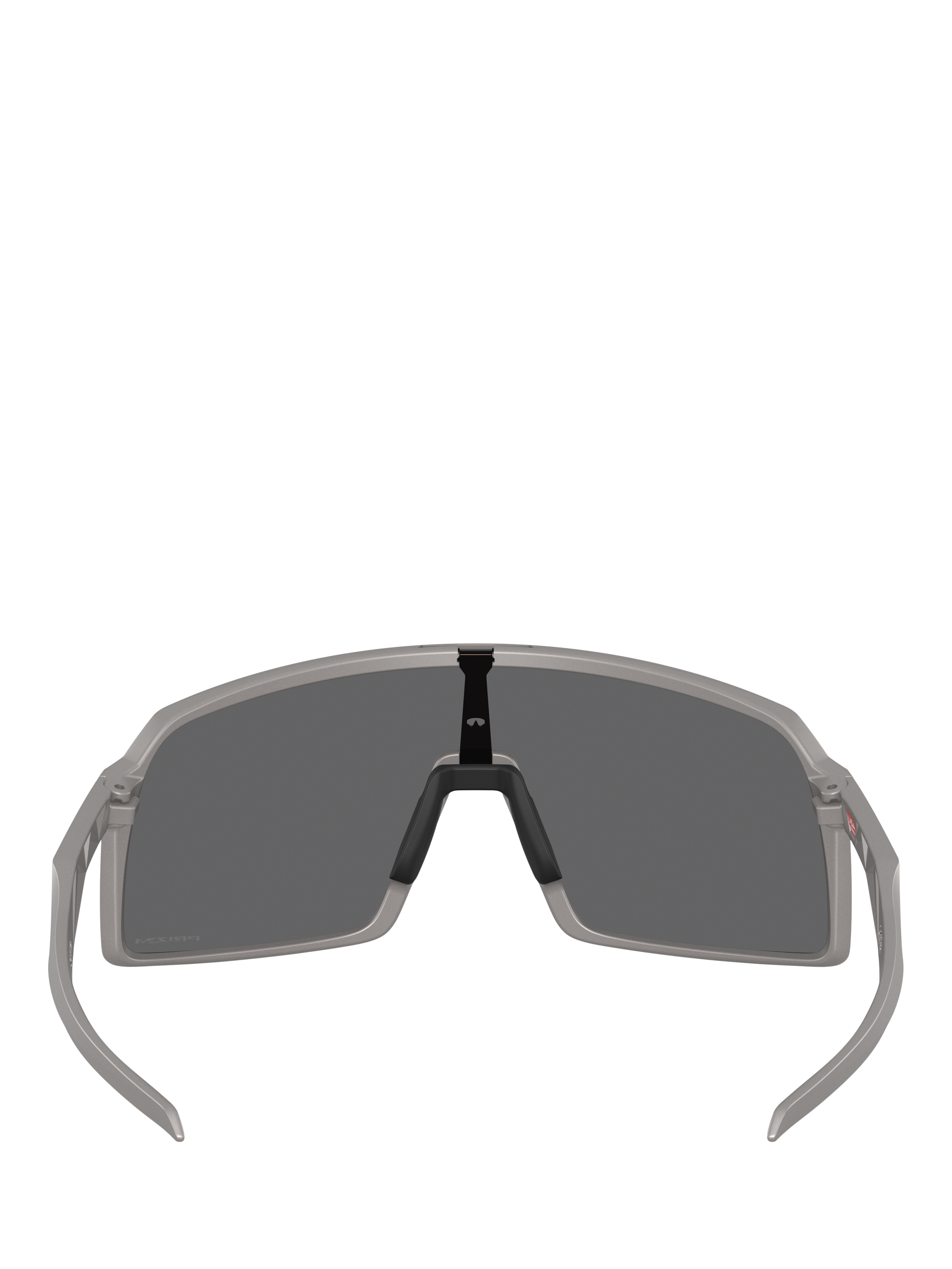 Product image 4 of 8, which shows Oakley OO9406 Men's Sutro Prizm Rectangular Sunglasses, Titanium/Grey