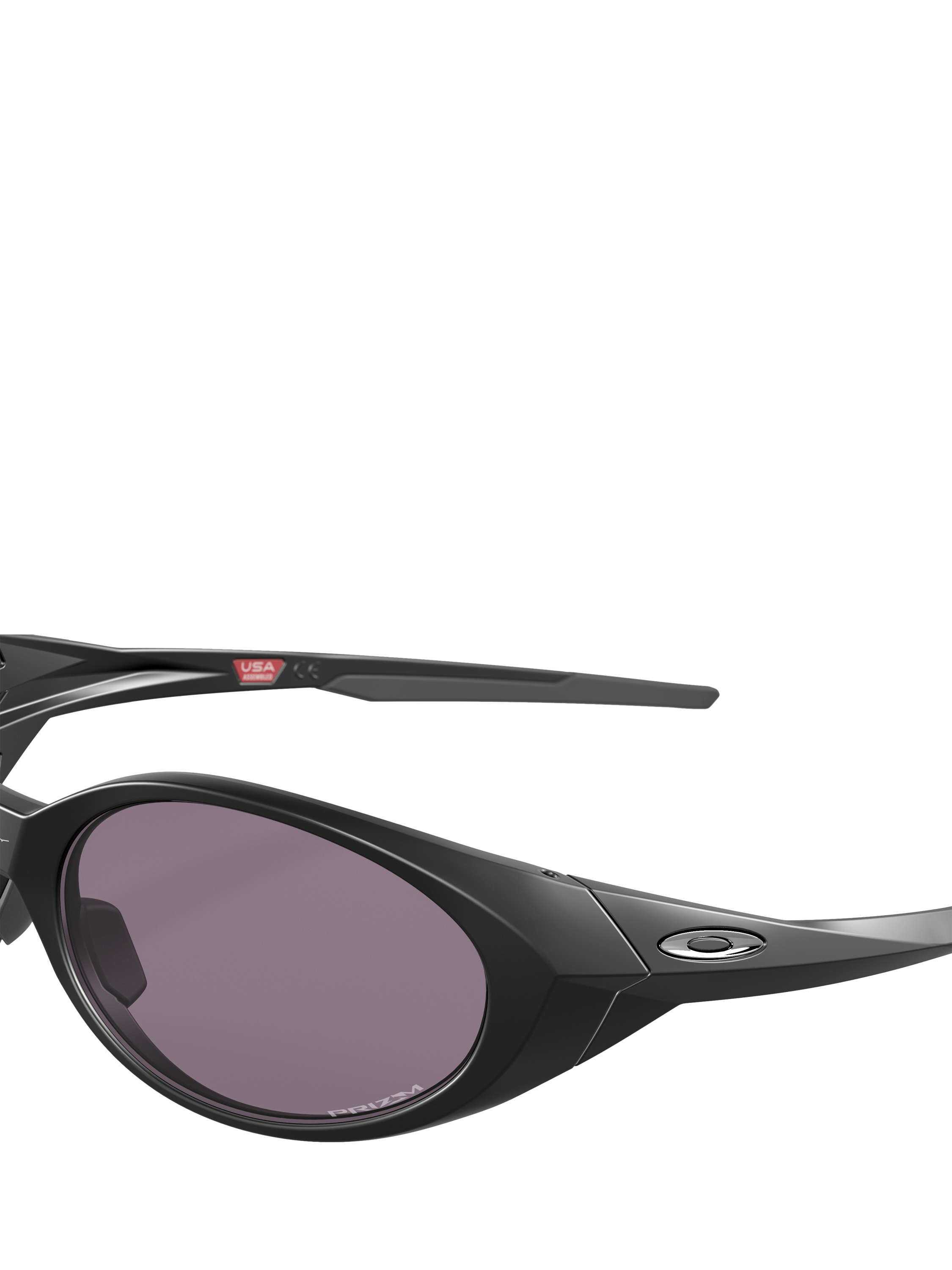 Product image 6 of 6, which shows Oakley OO943 Men's Oval Sunglasses, Matte Black.red