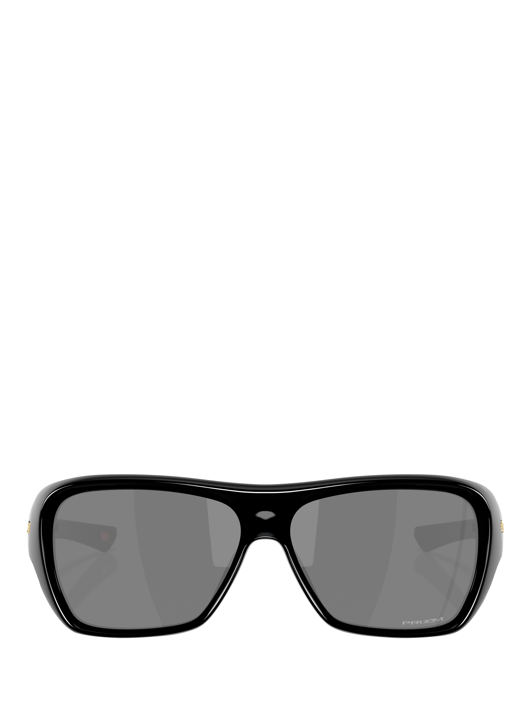 Product image 2 of 7, which shows Oakley OO949 Unisex Rectangular Sunglasses, Polished Black/Grey