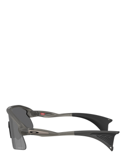 Oakley OO951 Unisex Rectangular Sunglasses, Grey Smoke/Grey - view 2, Grey Smoke/Grey