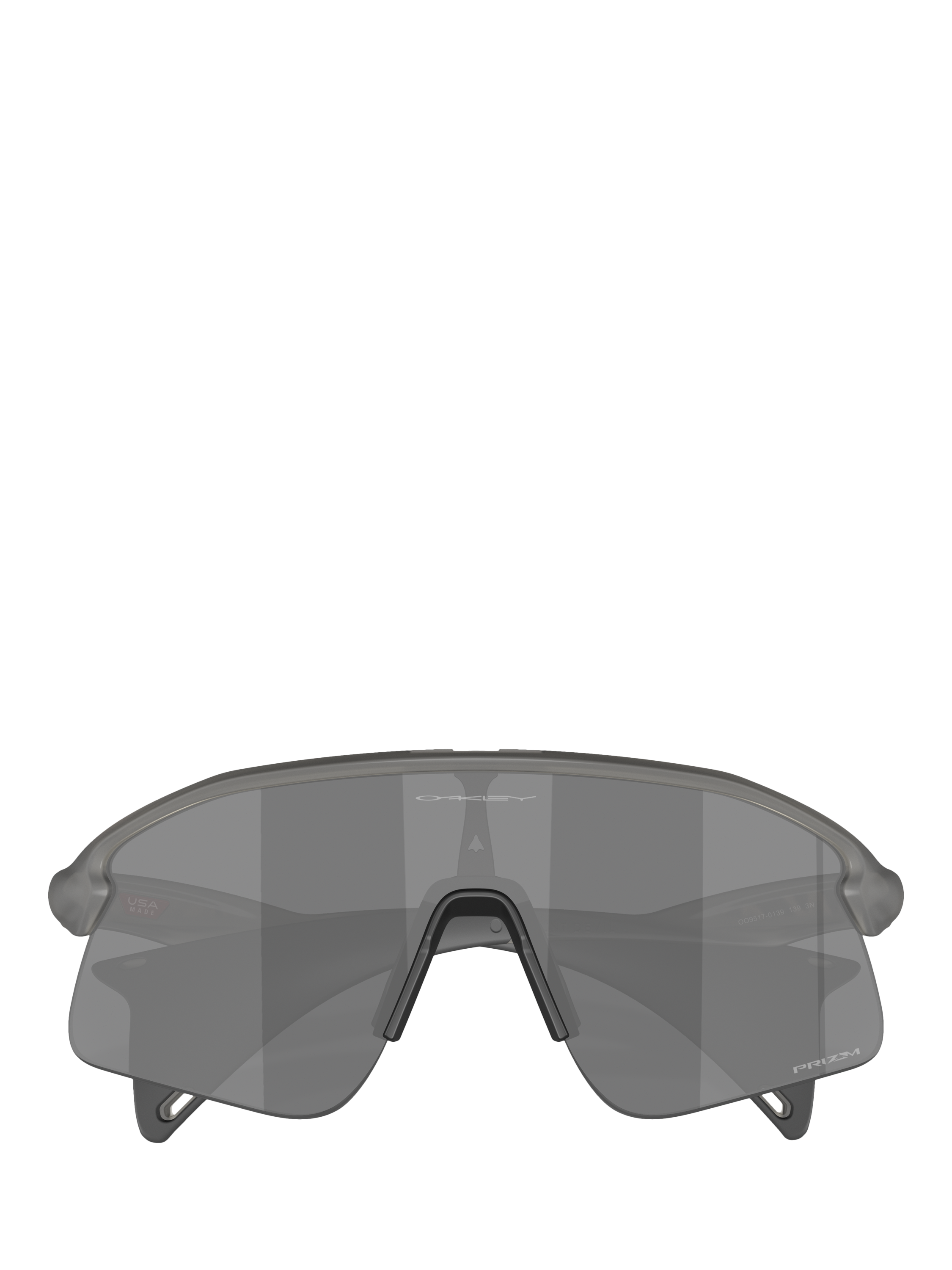 Product image 5 of 7, which shows Oakley OO951 Unisex Rectangular Sunglasses, Grey Smoke/Grey
