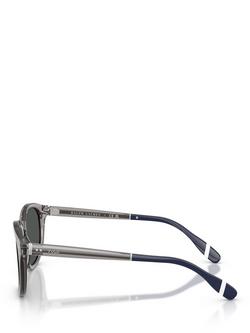 Ralph Lauren PH4206 Men's Phantos Sunglasses, Transparent Grey - view 2, Transparent Grey