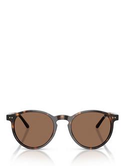 Ralph Lauren 0PH4236 Round Sunglasses - view 2, Shiny Dark Havana/Brown