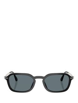 Persol PO3381 Unisex Phantos Sunglasses, Black/Blue - view 2, Black/Blue