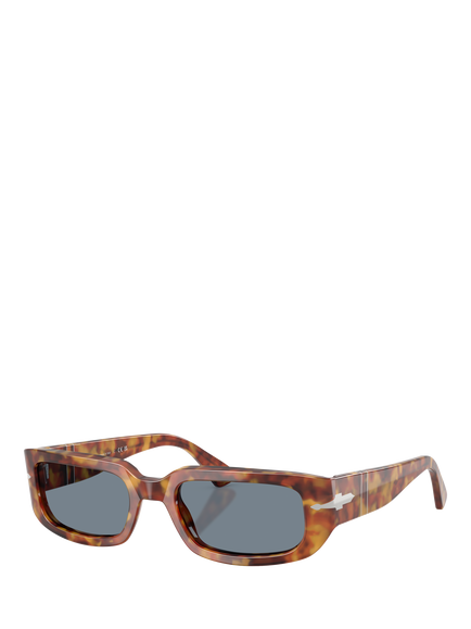 Persol PO3385 Unisex Pillow Sunglasses, Brown Tortoise, Brown Tortoise