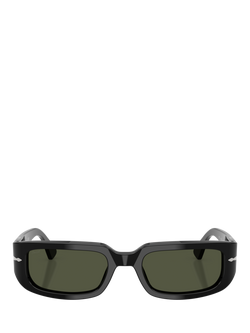 Persol PO3385 Unisex Pillow Sunglasses, Black/Green - view 2, Black/Green