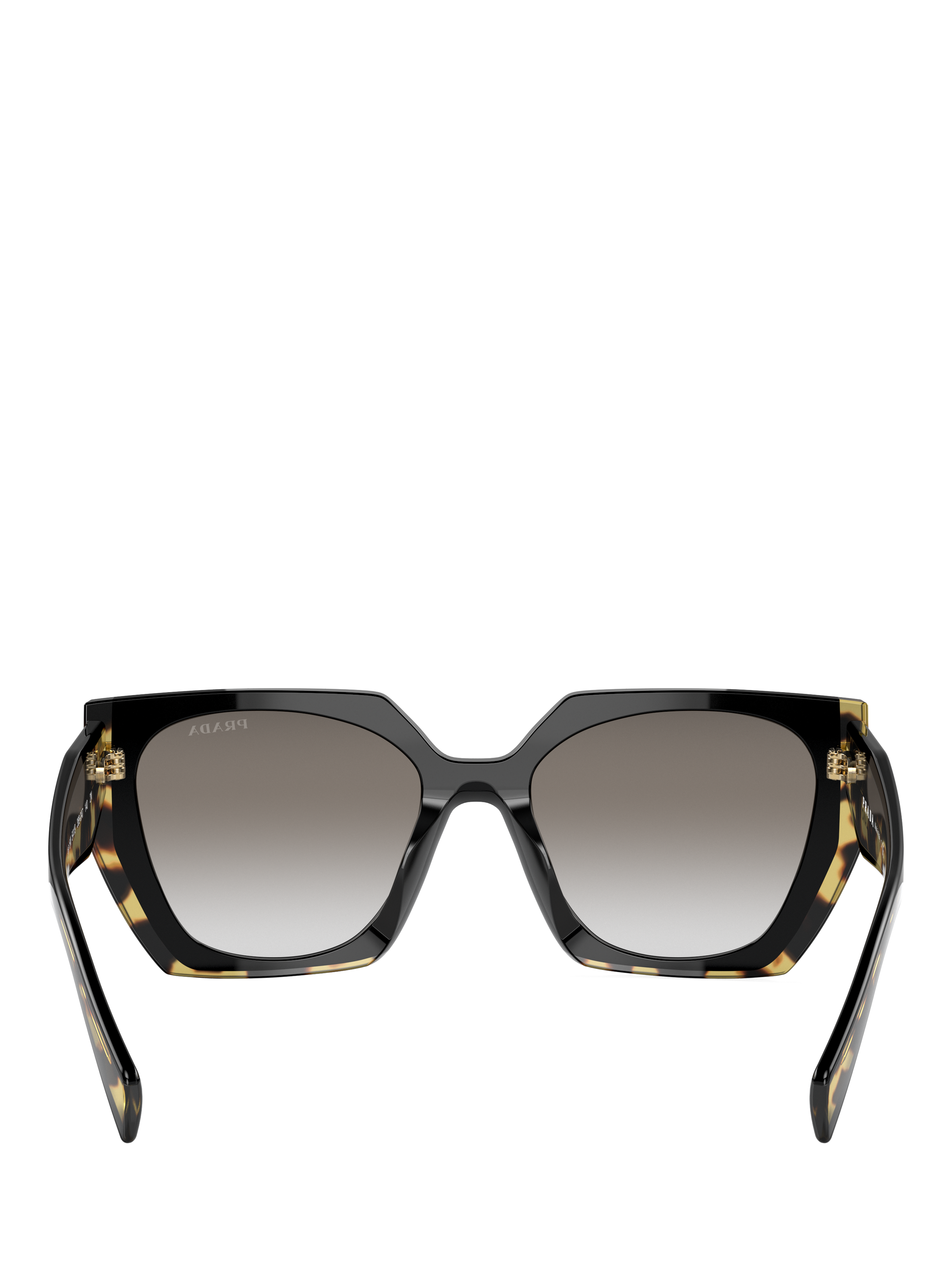 Product image 4 of 5, which shows Prada PR 15WS Women's Cat's Eye Sunglasses, Black Tortoise/Grey Gradient