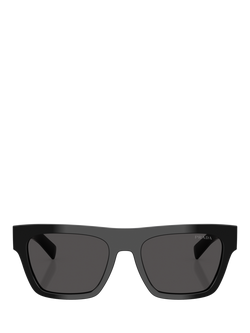 Prada PR C03S Men's D-Frame Sunglasses - view 2, Black/Grey