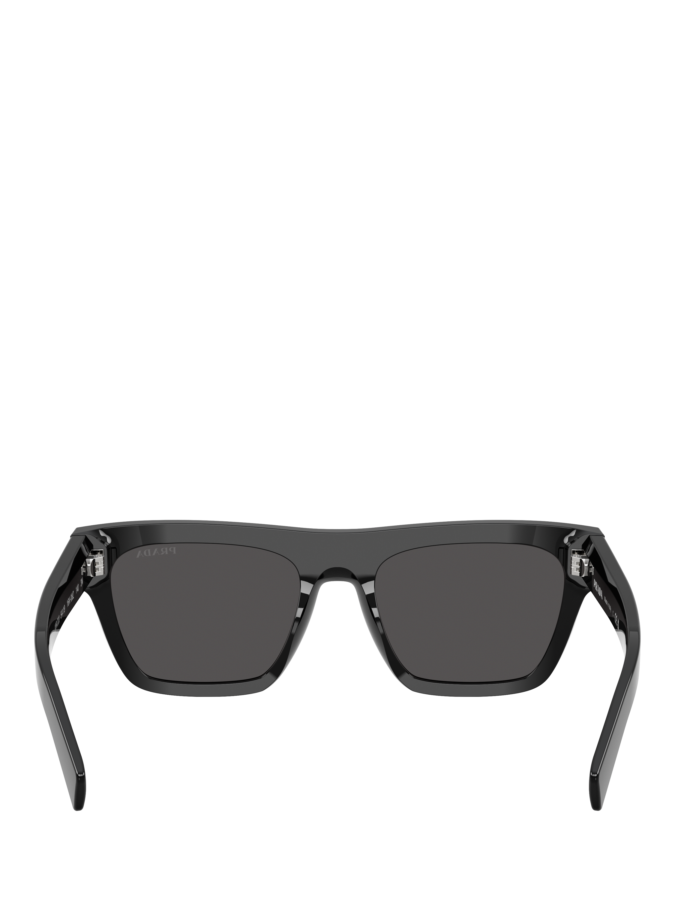 Product image 4 of 5, which shows Prada PR C03S Men's D-Frame Sunglasses, Black/Grey