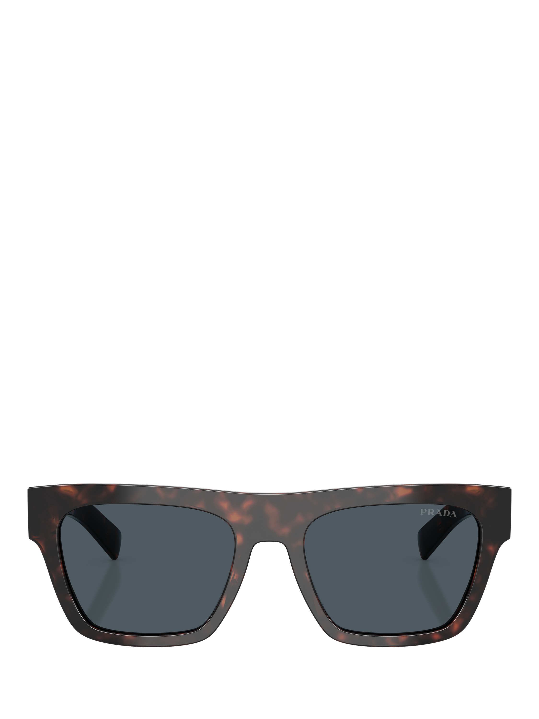 Product image 2 of 5, which shows Prada PR C03S Men's D-Frame Sunglasses, Root Havana/Grey