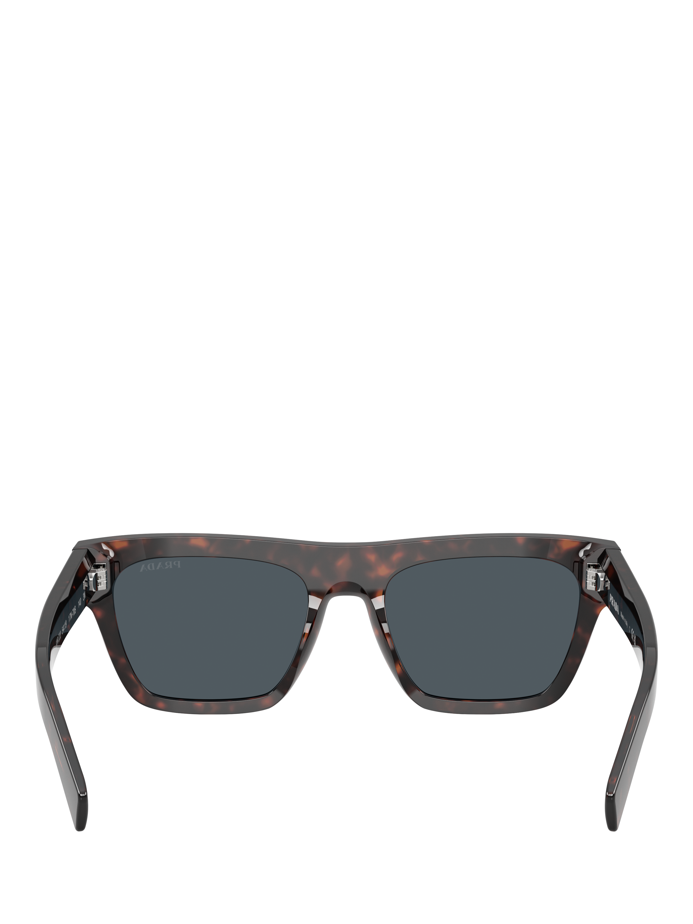 Product image 4 of 5, which shows Prada PR C03S Men's D-Frame Sunglasses, Root Havana/Grey