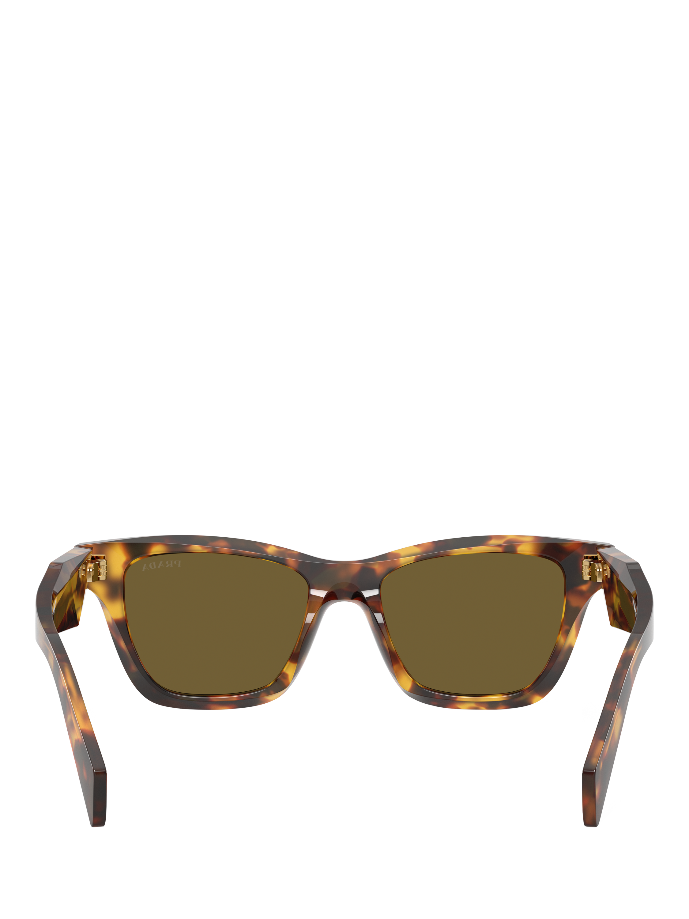 Product image 4 of 5, which shows Prada PR C07S Women's Butterfly Sunglasses, Honey Tortoise/Brown