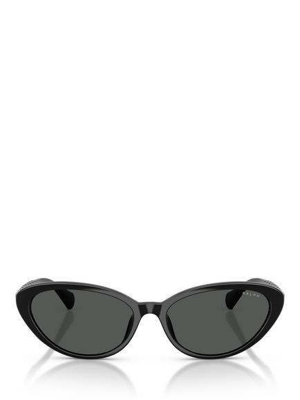 Ralph Lauren RA5338 Women's Butterfly Sunglasses, Shiny Black - view 2, Shiny Black