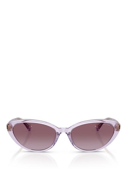 Ralph Lauren RA5338 Women's Butterfly Sunglasses, Transparent Violet Gradient - view 2, Transparent Violet