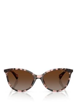 Ralph Lauren RA5339 Women's Phantos Sunglasses, Rose Havana Gradient - view 2, Rose Havana