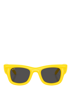 Ray-Ban RB4940 Unisex Square Sunglasses - view 2, Yellow/Dark Grey