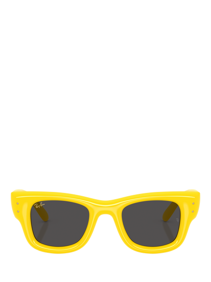 Ray-Ban RB4940 Unisex Square Sunglasses - view 2, Yellow/Dark Grey