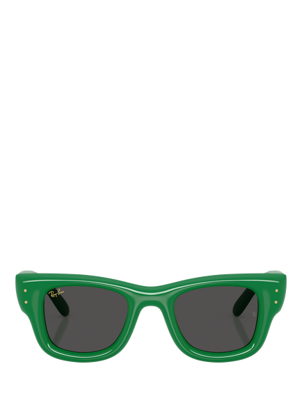 Ray-Ban RB4940 Unisex Square Sunglasses - view 2, Green/Grey