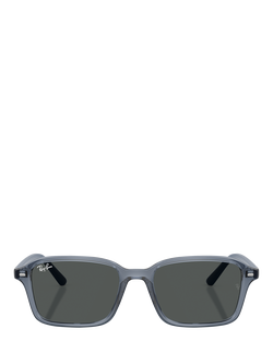 Ray-Ban RJ9131 Unisex Square Sunglasses - view 2, Transparent Blue