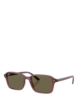 Ray-Ban RJ9131 Unisex Square Sunglasses, Dark Violet, Dark Violet