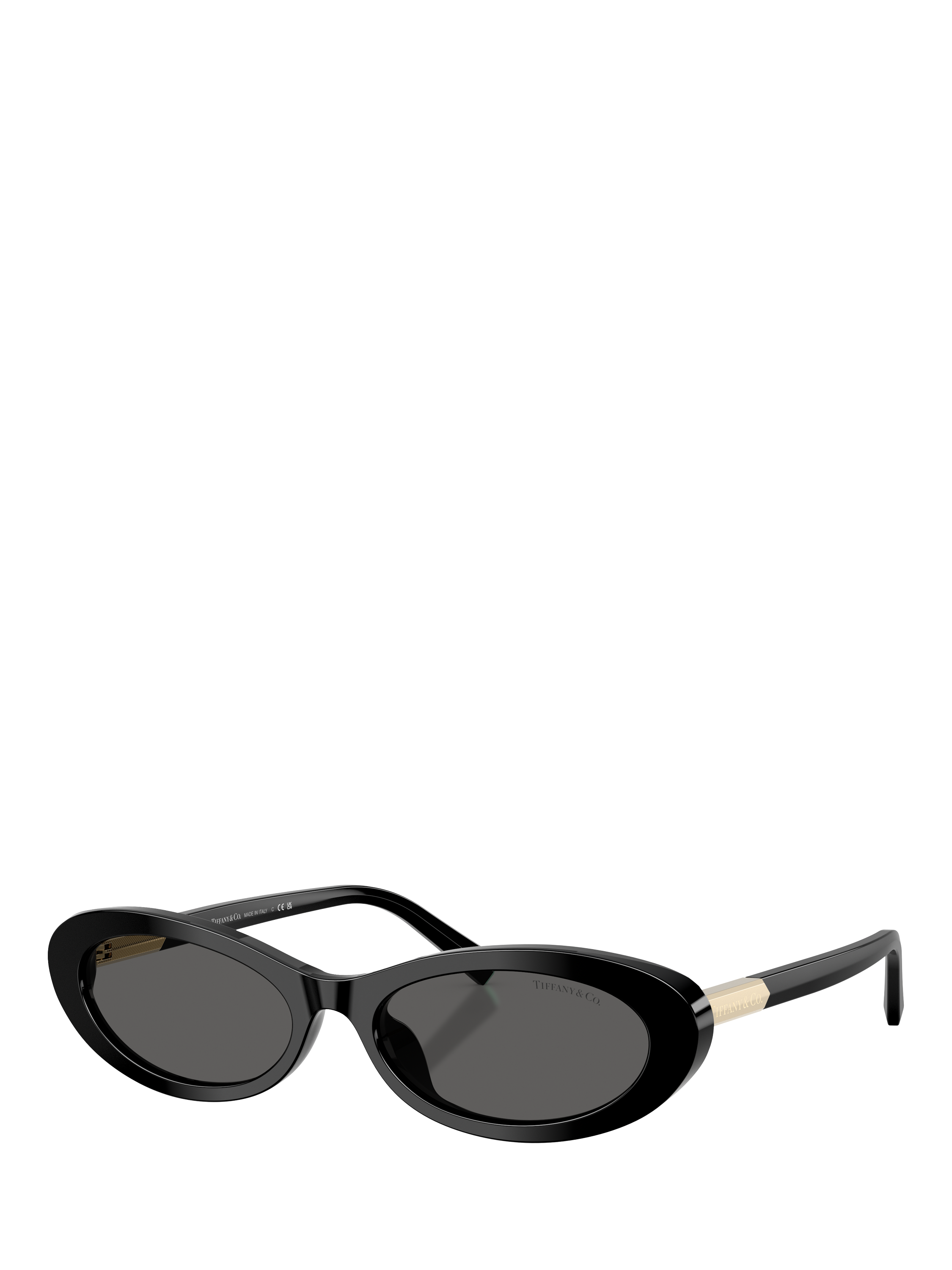Product image 1 of 5, which shows Tiffany & Co TF4250 Women's Oval Sunglasses, Black