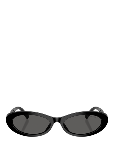 Tiffany & Co TF4250 Women's Oval Sunglasses, Black - view 2, Black