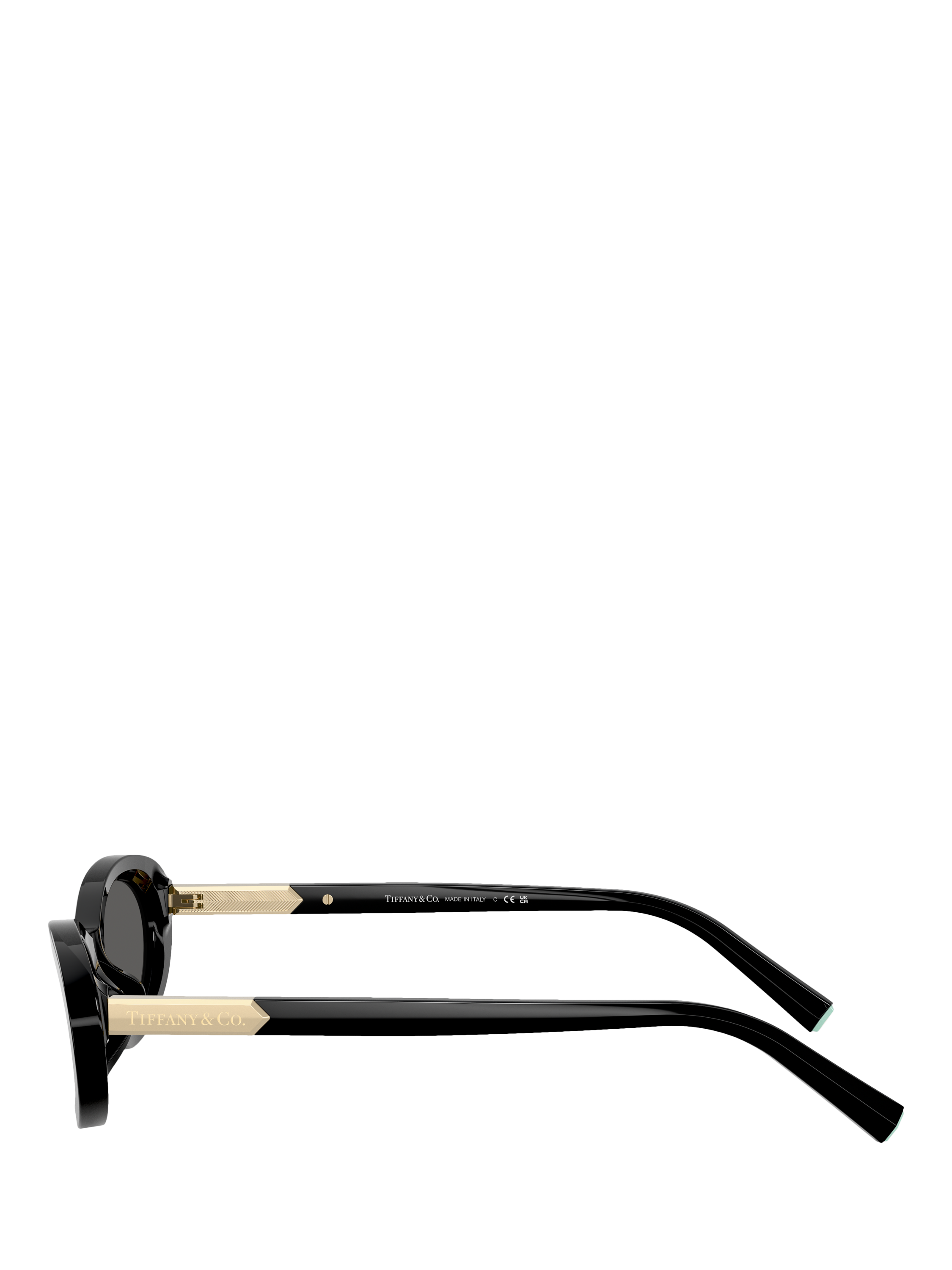 Product image 3 of 5, which shows Tiffany & Co TF4250 Women's Oval Sunglasses, Black