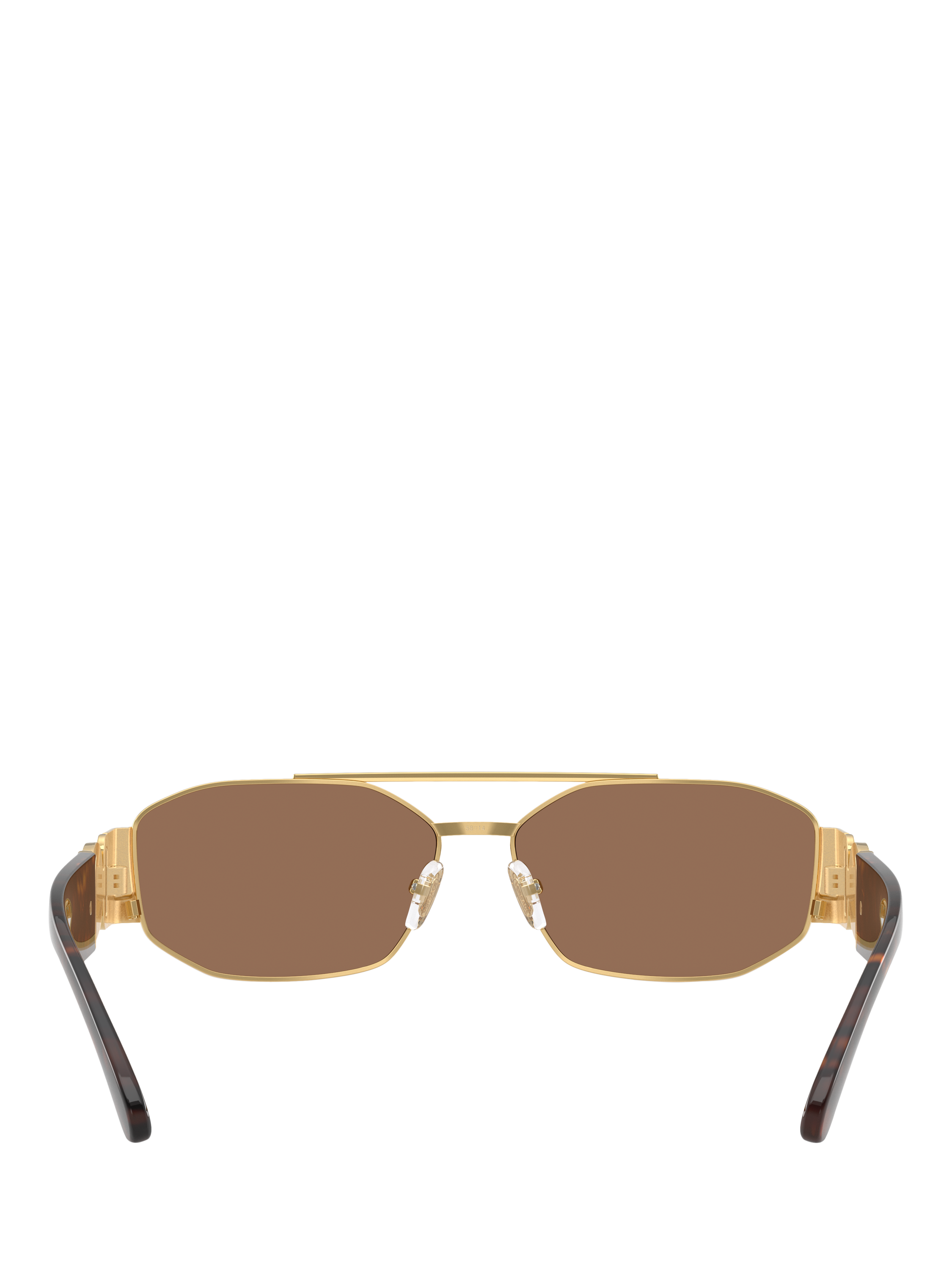 Product image 4 of 5, which shows Versace VE2287 Men's Irregular Sunglasses, Gold/Brown