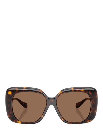 Versace VE4499U Women's Square Sunglasses - view 2, Havana/Brown