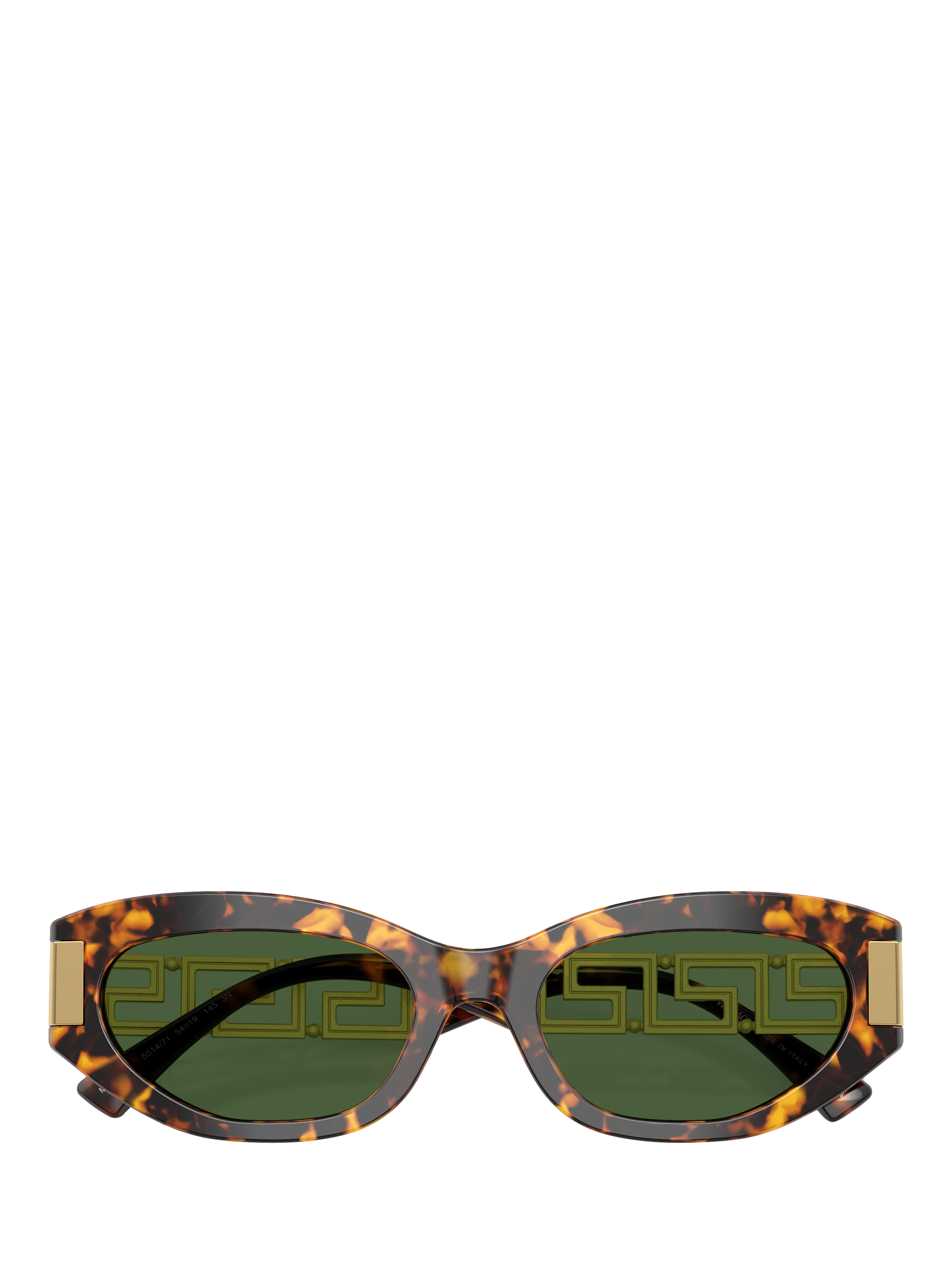 Versace VE4501 Women's Cat's Eye Sunglasses, Brown Tortoise