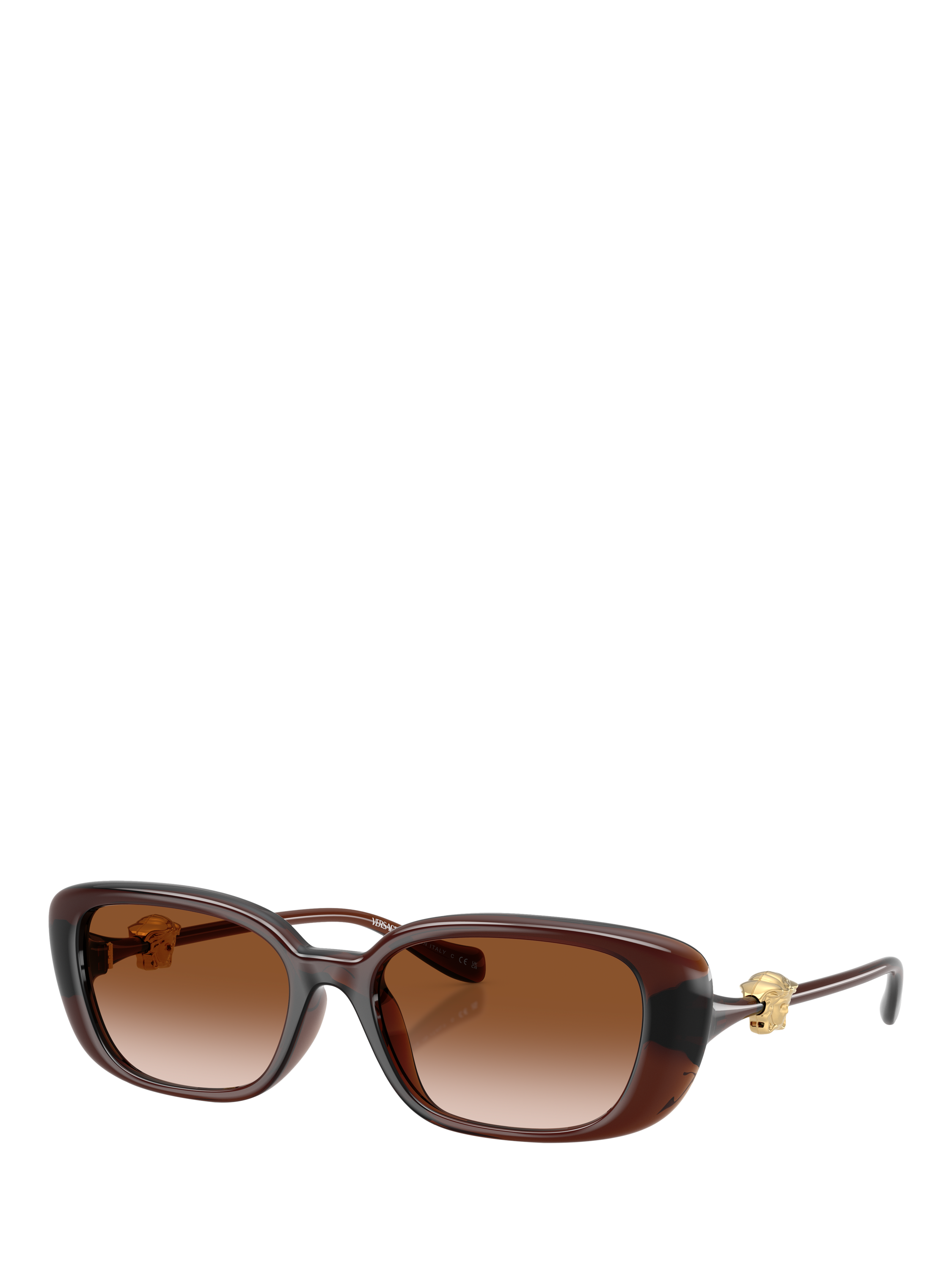 Product image 1 of 4, which shows Versace VE4504D Women's Pillow Sunglasses, Brown