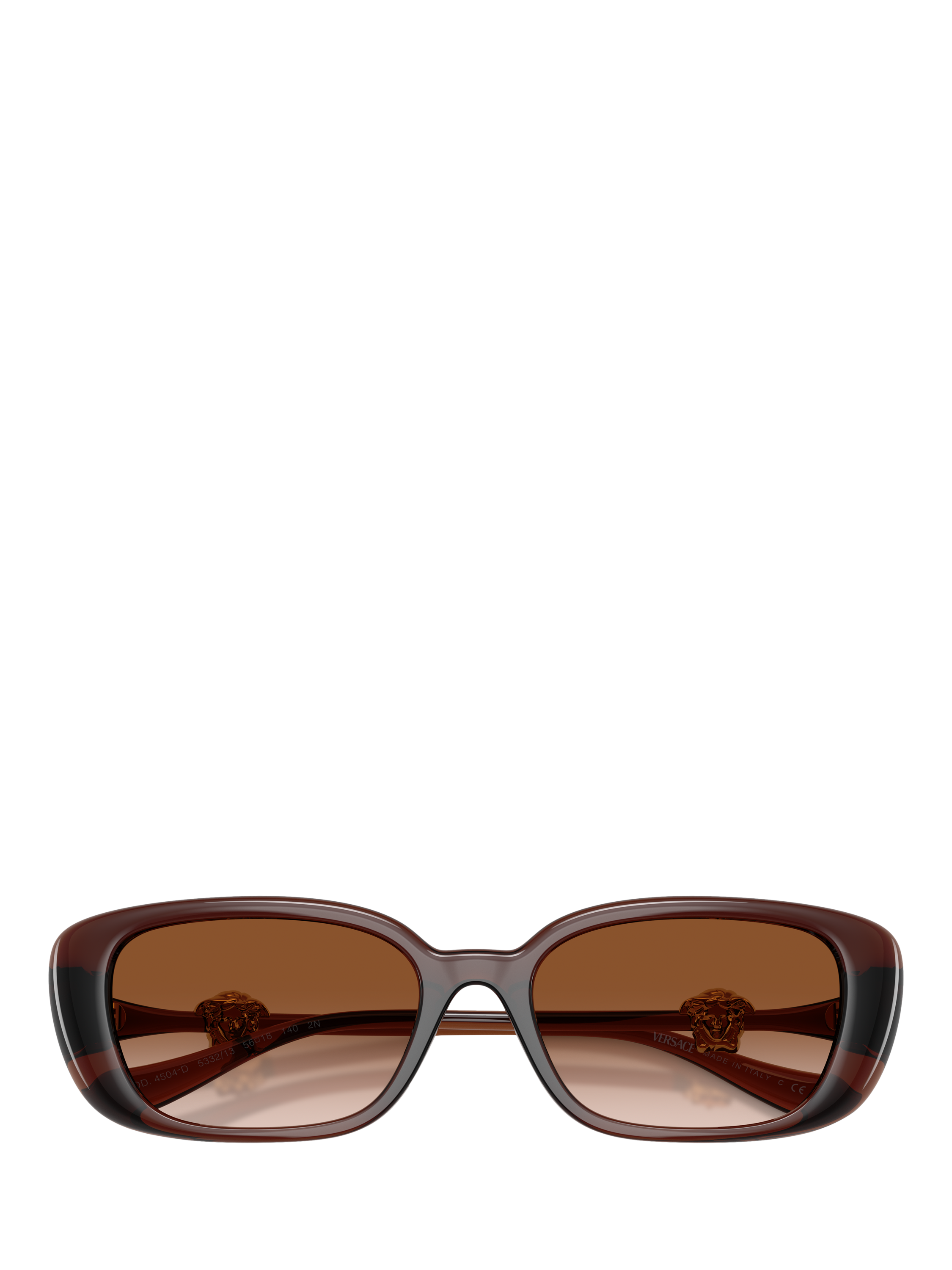 Product image 4 of 4, which shows Versace VE4504D Women's Pillow Sunglasses, Brown