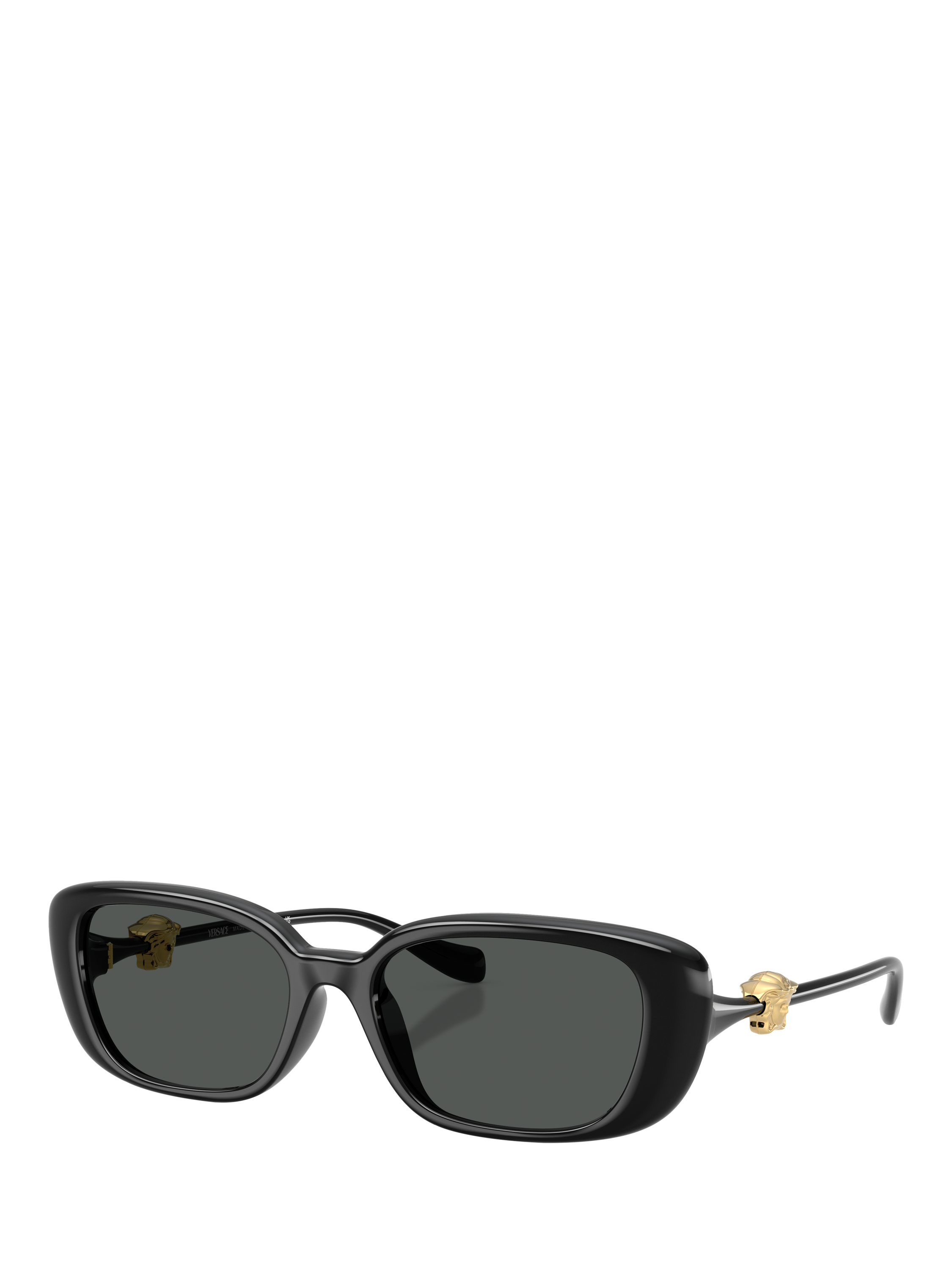 Product image 1 of 4, which shows Versace VE4504D Women's Pillow Sunglasses, Black/Grey