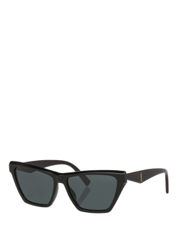 Yves Saint Laurent YS000355 Women's Cat Eye Sunglasses, Black