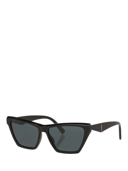 Yves Saint Laurent YS000355 Women's Cat Eye Sunglasses, Black