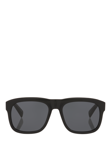 Yves Saint Laurent YS000427 Men's Rectangular Sunglasses, Black - view 2, Black