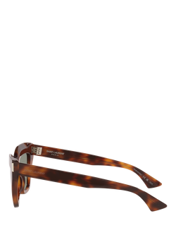 Yves Saint Laurent YS000828 Women's Cate Eye Sunglasses, Tortoise Brown - view 2, Tortoise Brown