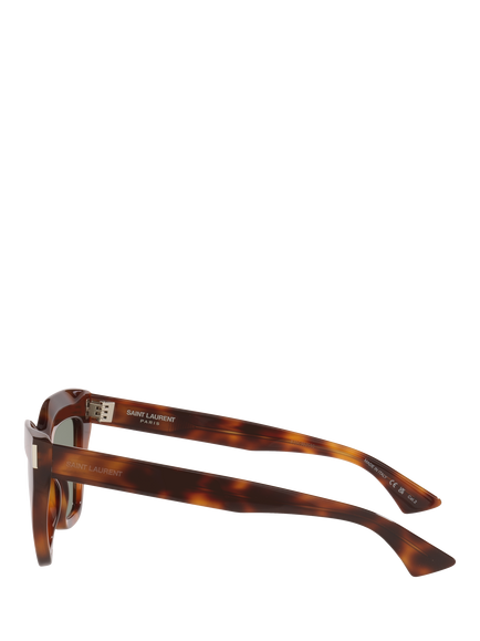 Yves Saint Laurent YS000828 Women's Cate Eye Sunglasses, Tortoise Brown - view 2, Tortoise Brown