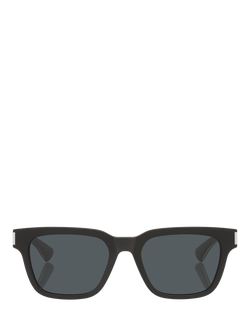 Yves Saint Laurent YS000835 Unisex Rectangular Sunglasses, Black - view 2, Black