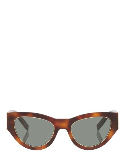Yves Saint Laurent YS000850 Women's Cat Eye Sunglasses, Tortoise/Green - view 2, Tortoise/Green
